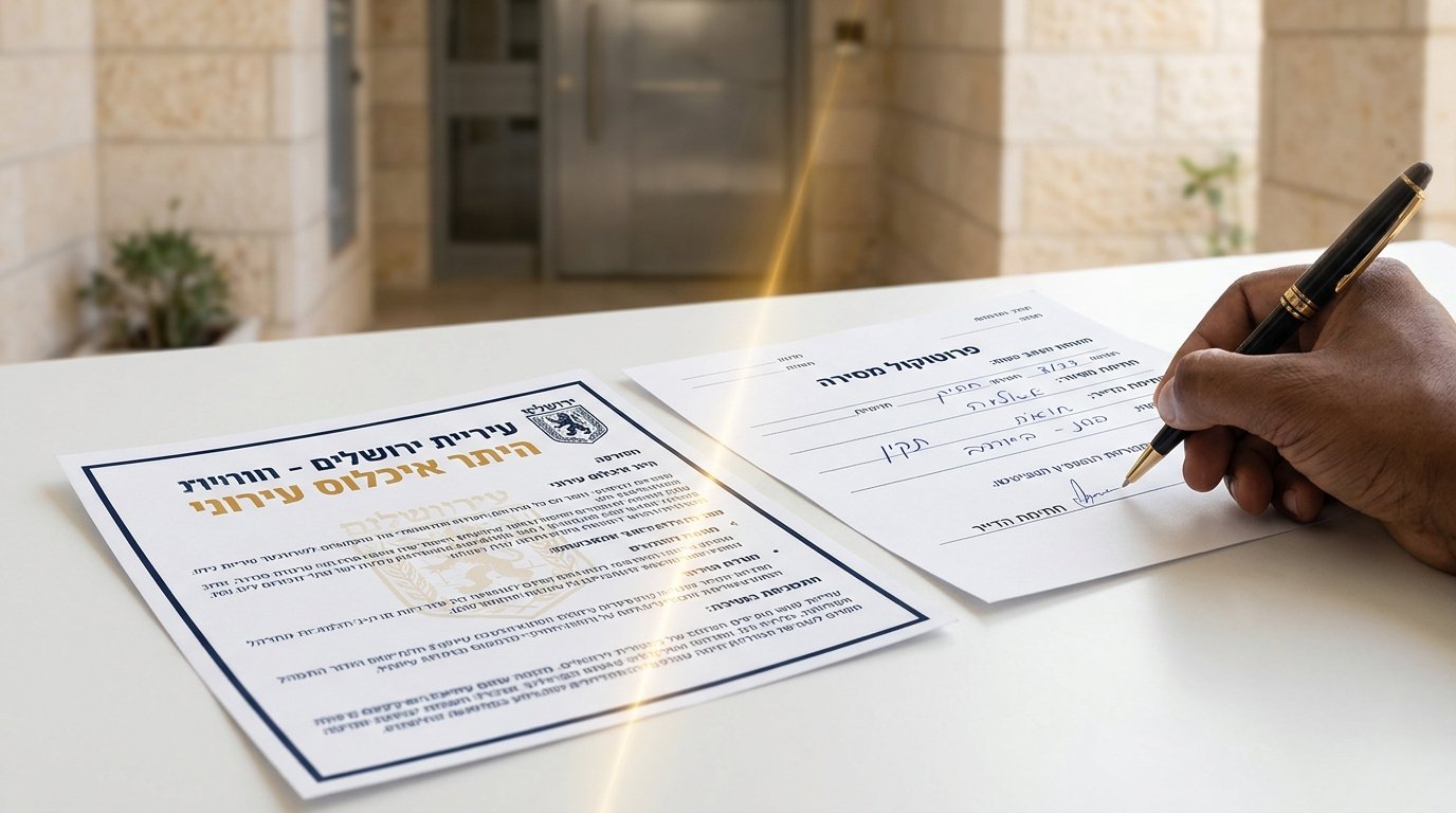 ההבדל בין טופס 4 אישור אכלוס לבין פרוטוקול מסירה של דירה מקבלן