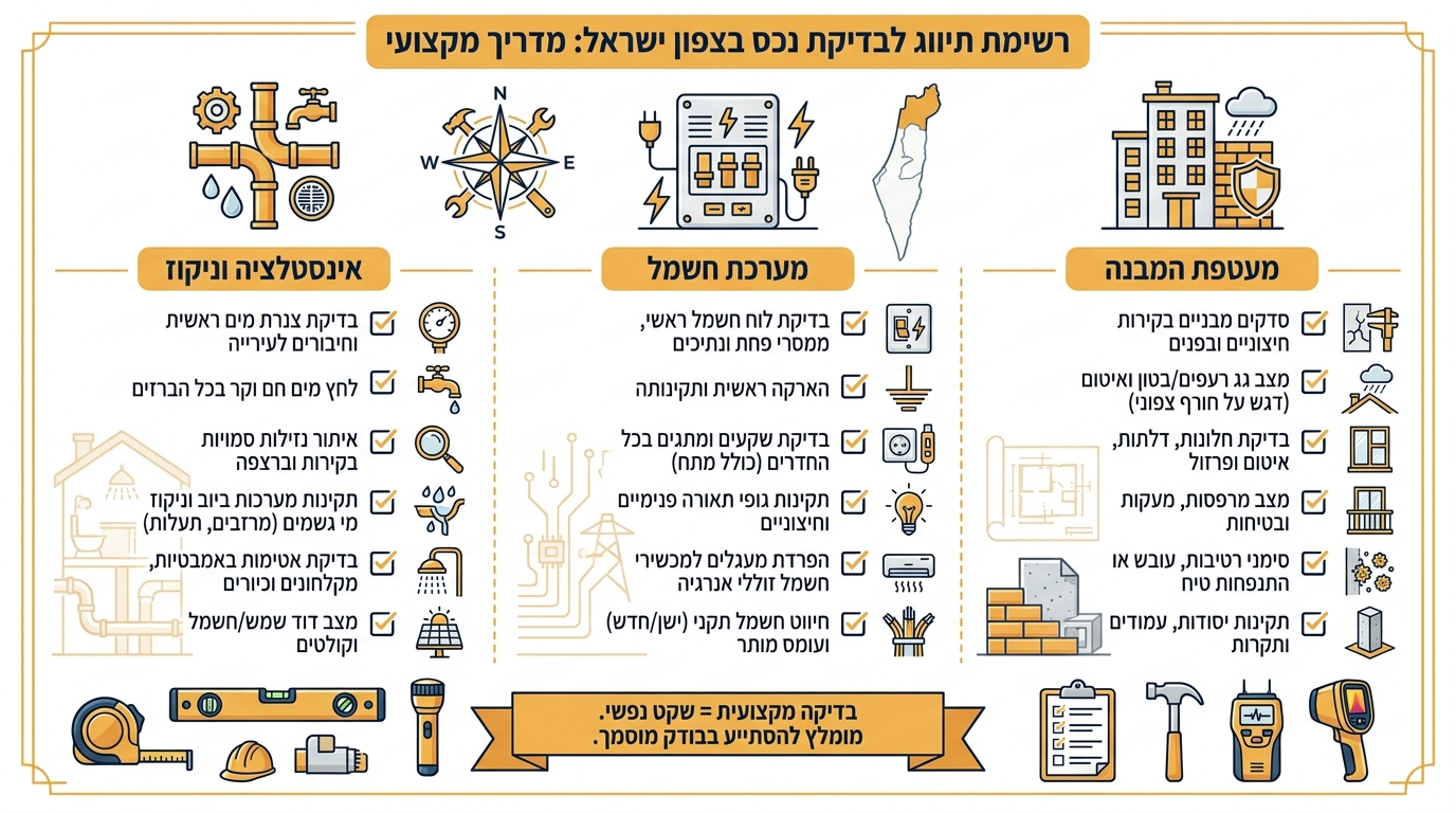 בדק בית בצפון: כל מה שצריך לדעת לפני קניית דירה בצפון הארץ