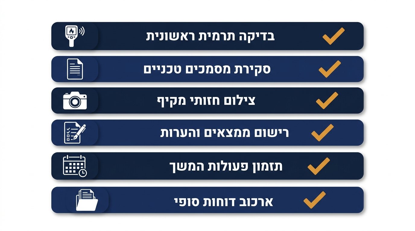 צ'ק-ליסט ליום מסירת דירה מקבלן - פעולות מרכזיות