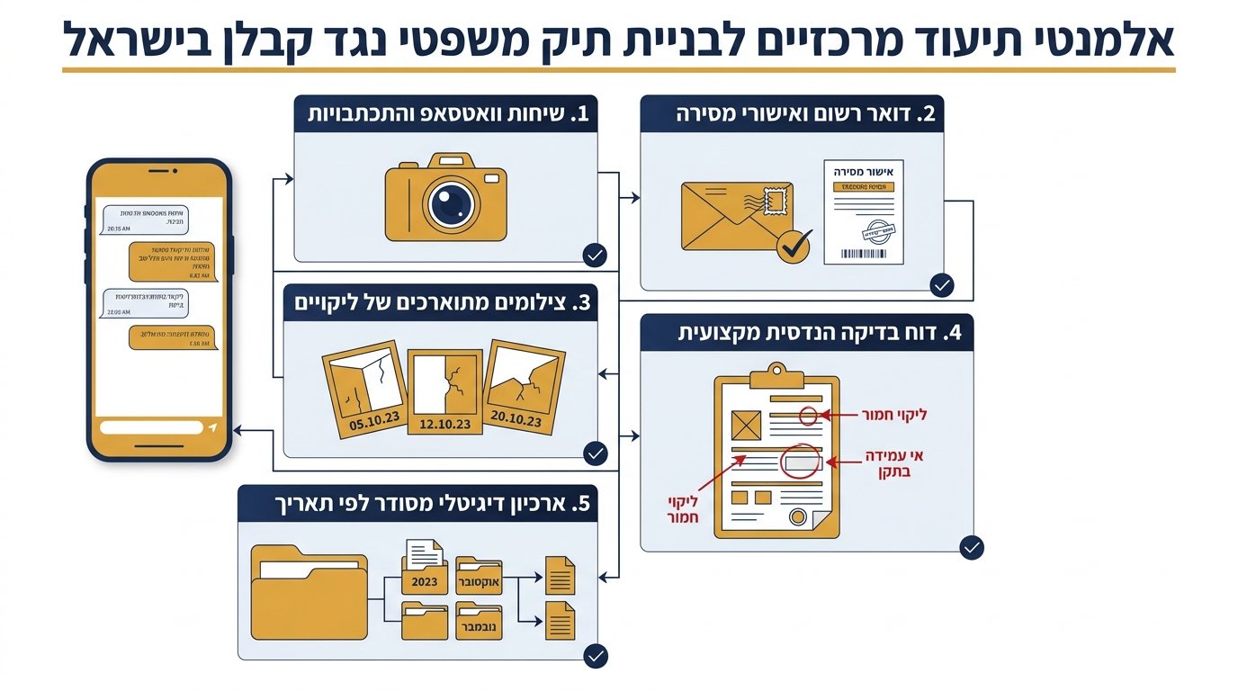 קבלן לא מתקן ליקויים: מהן הזכויות שלך ואיך לפעול נגדו