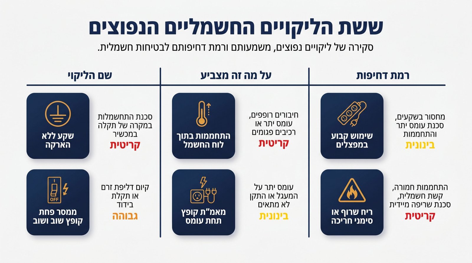 בדיקת חשמל דירה ישנה: מדריך מקיף לבדיקת בטיחות ושדרוג לוח החשמל