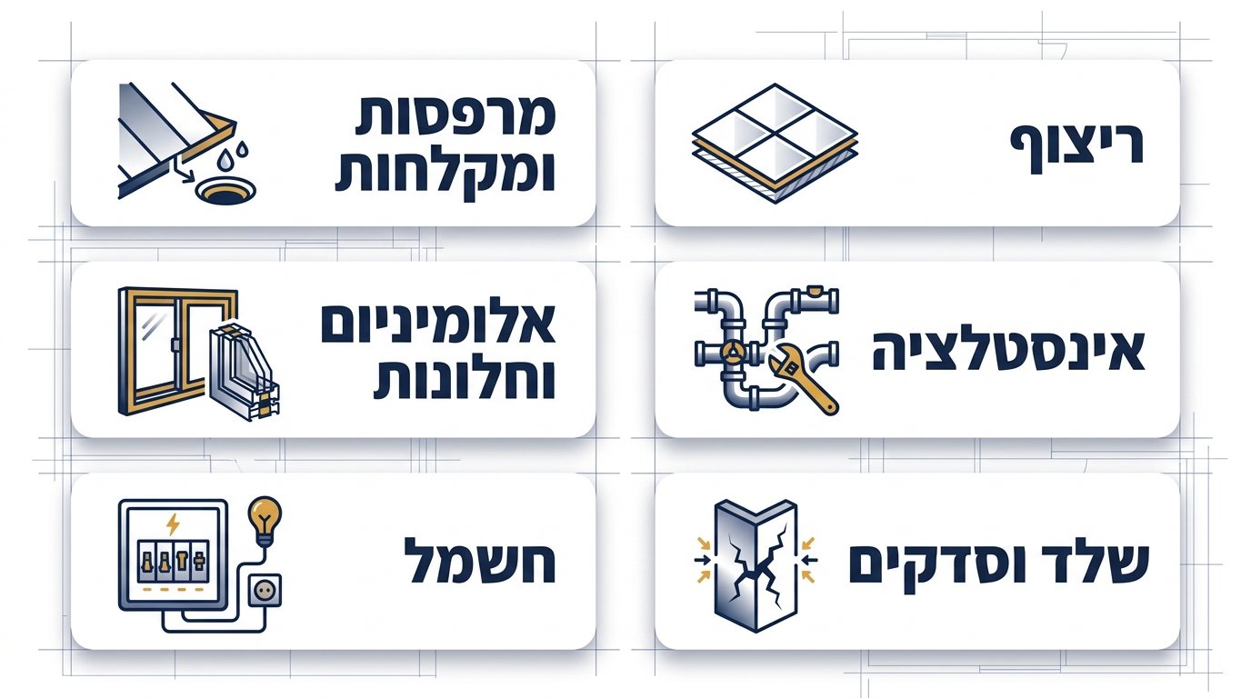 בדק בית בטבריה: המדריך המלא לאיתור ליקויי בנייה לפני רכישת דירה