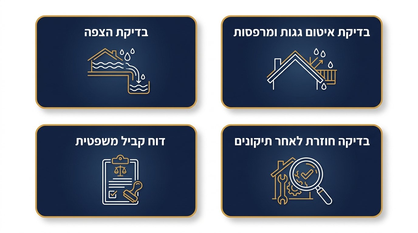השוואה בין פרוטוקול מסירה לדוח בדק בית מקצועי