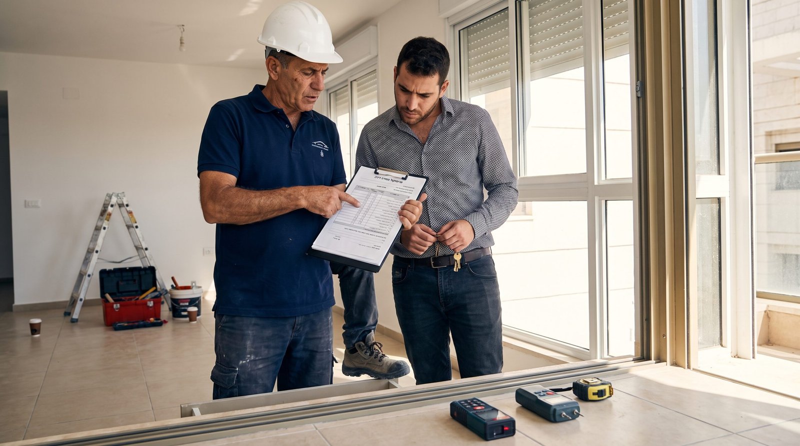 בדק בית נשר: המדריך המלא לאיתור ליקויי בנייה ובחירת מהנדס